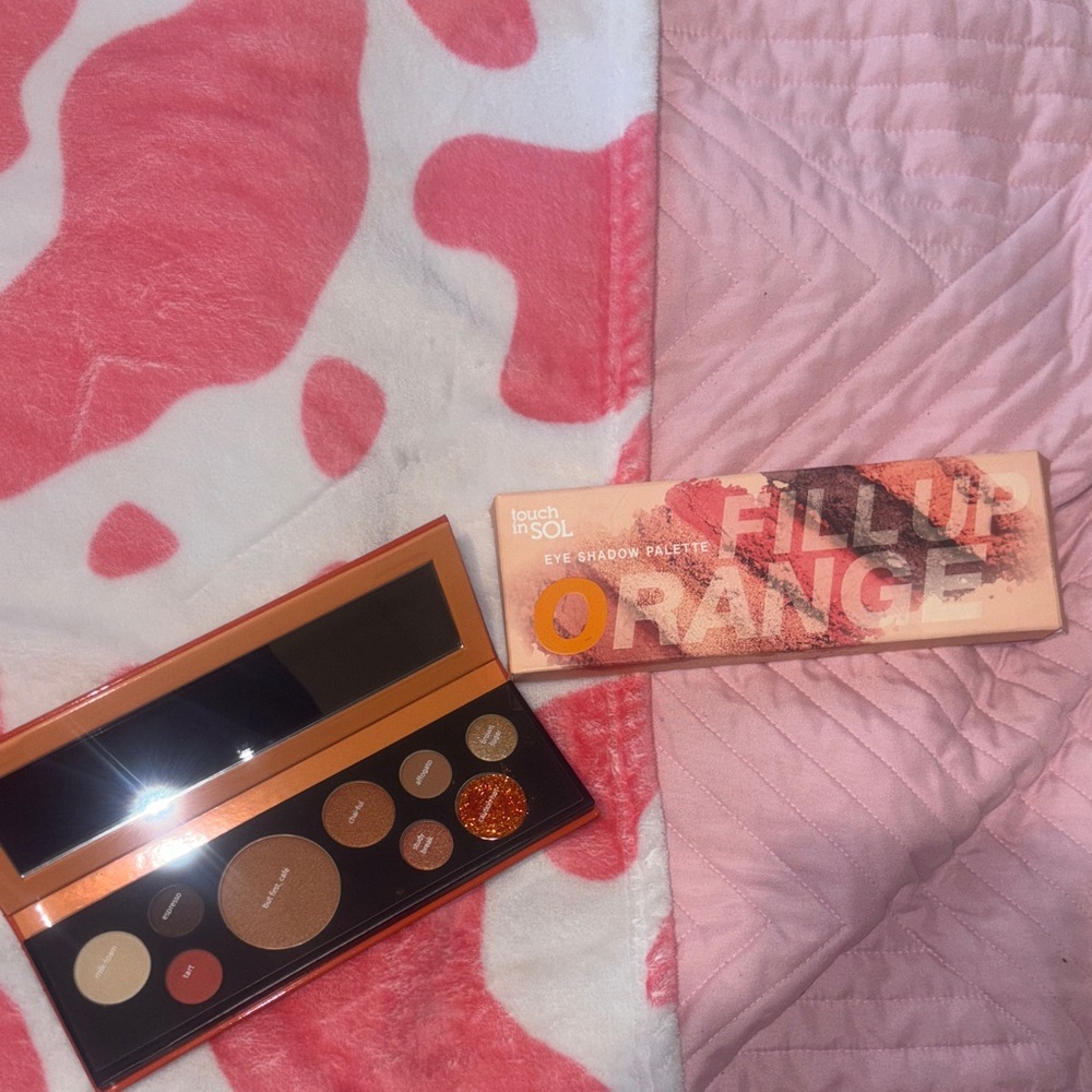 Touch in Sol Vibrant Orange and Brown Eyeshadow Palette